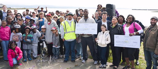 Blue Greenway grant award ceremony