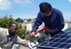 Solar panel installation