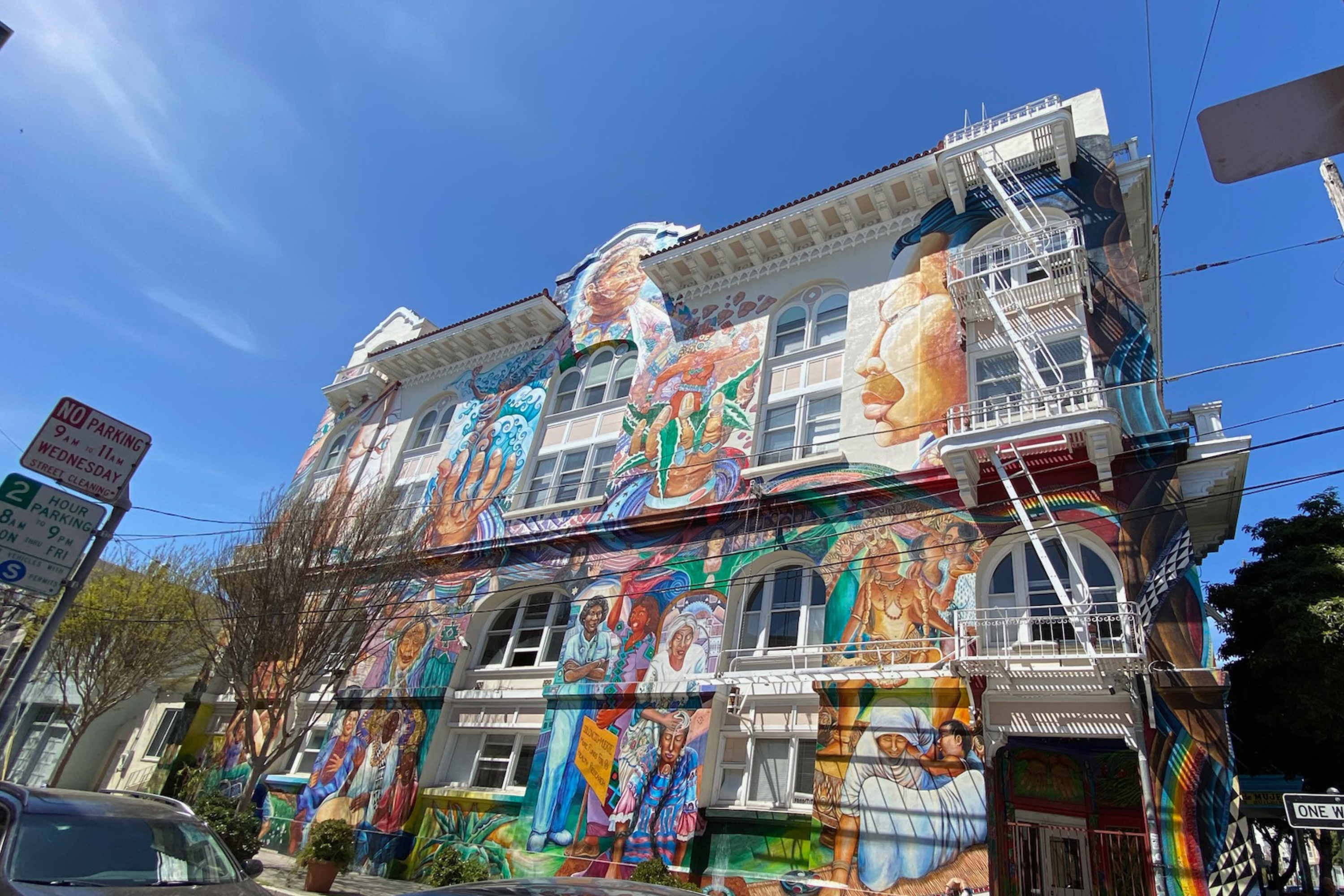 The Women's building mural in San Francisco's Mission neighborhood