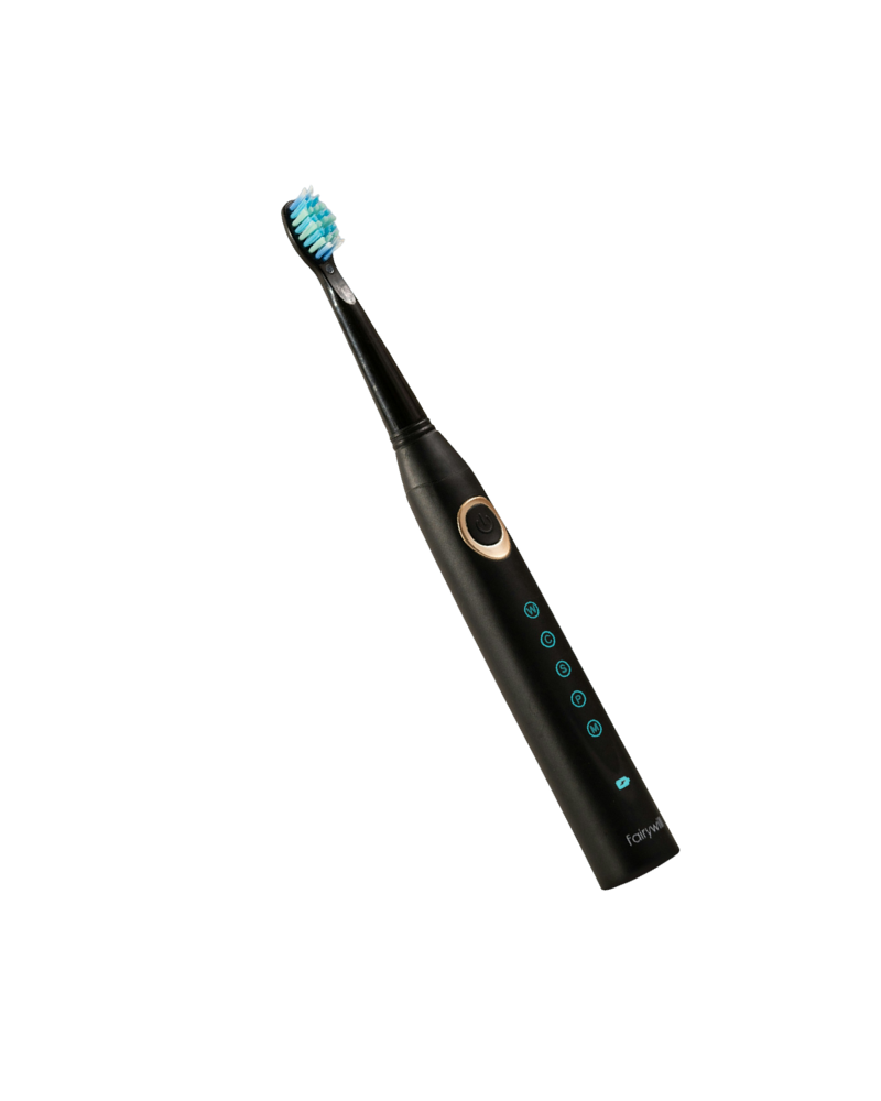 Black electronic toothbrush