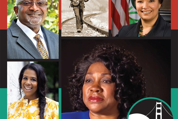 Five Black environmental champions are pictured here in a collage 