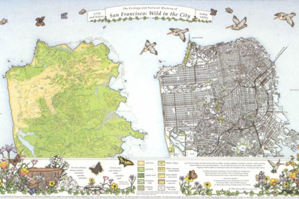 An old map of San Francisco