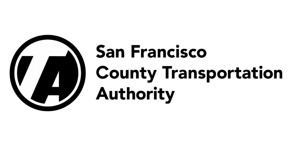 San Francisco County Transportation Authority black and white logo