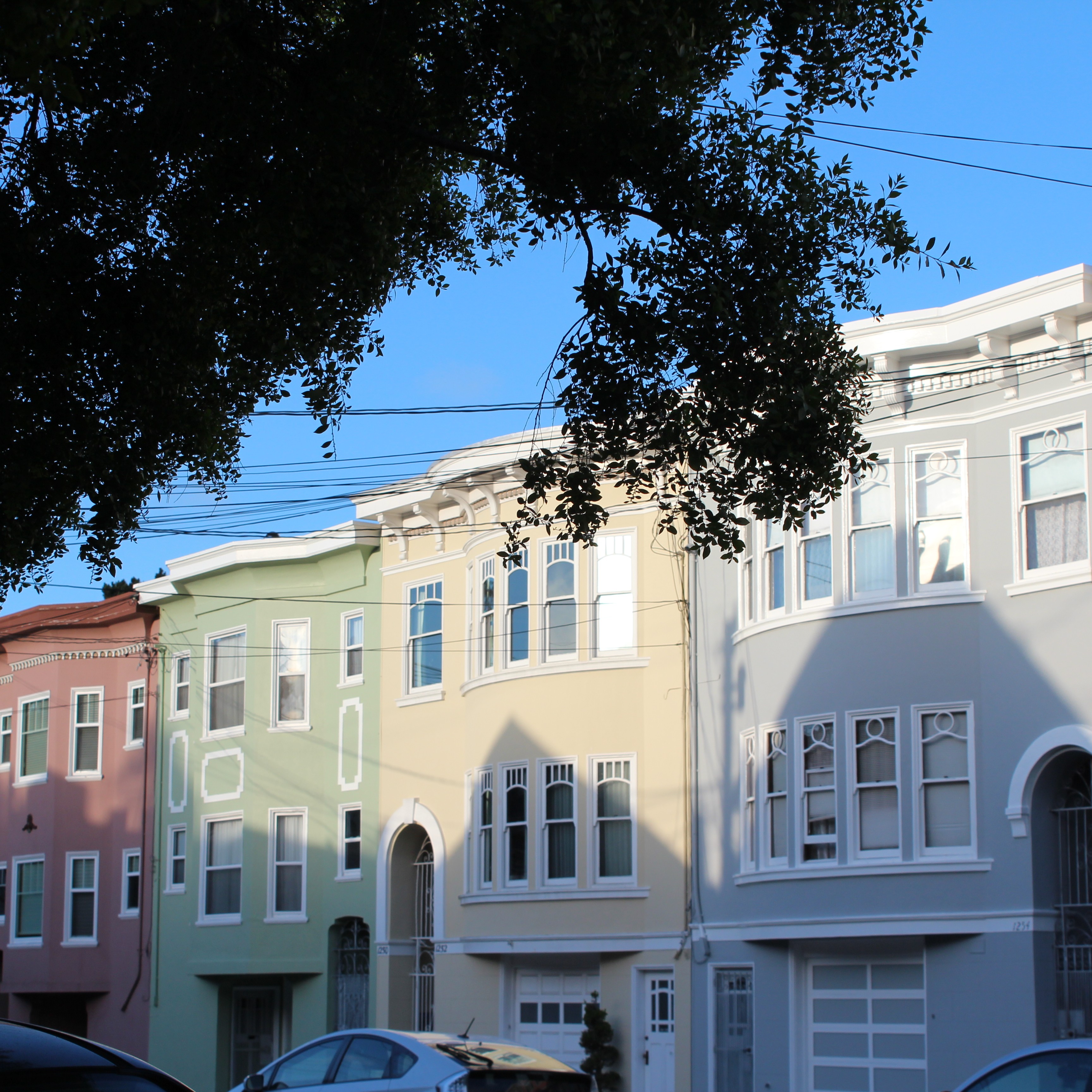 A row of residential properties in San Francisco 
