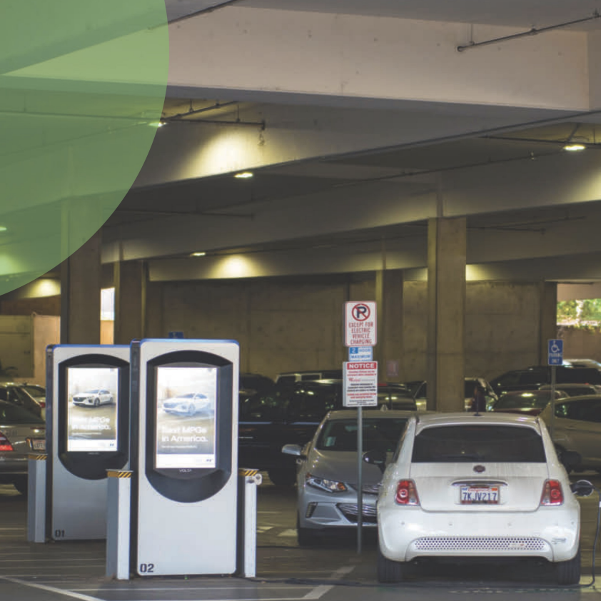 ev charging in commercial garage