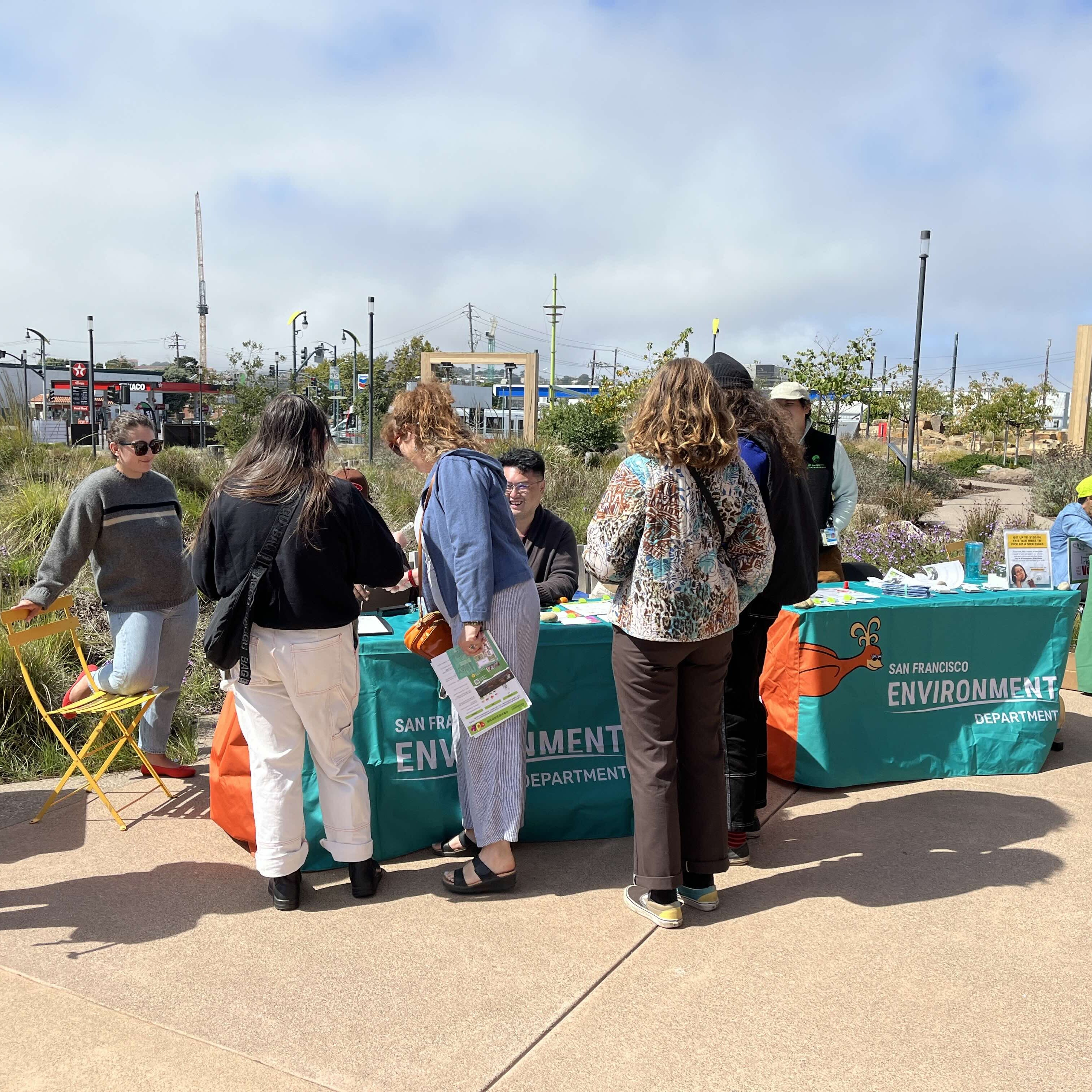 Tabling event with SF youth